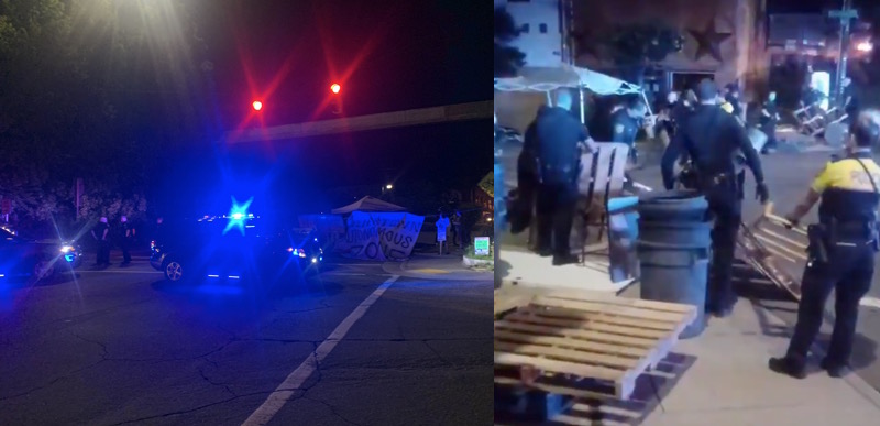 Protesters try to build “autonomous zone” in North Carolina – cops come and stomp it down – The Right Scoop