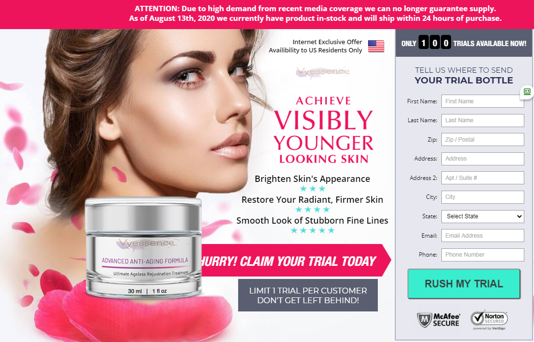 Vyessence Skin Cream Reviews | Does Work, Ingredients, Cost & BUY!!