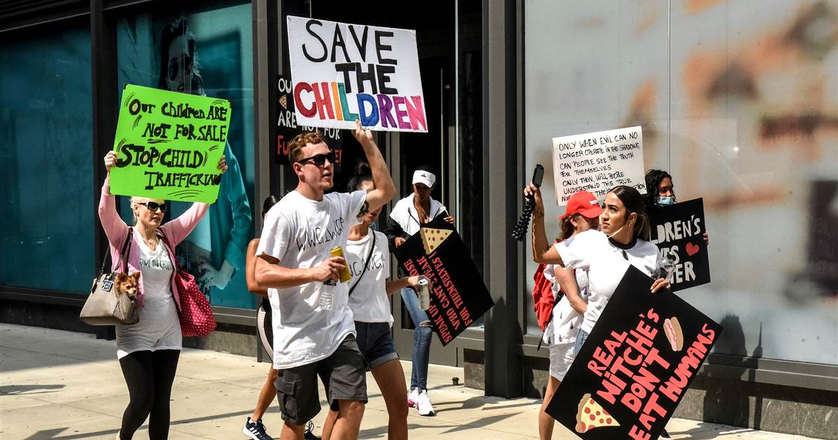 QAnon looms behind nationwide rallies and viral #SavetheChildren hashtags