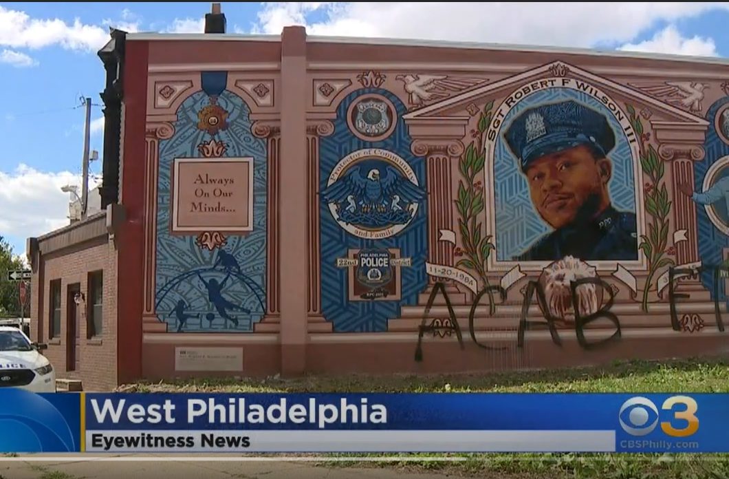 Mural To Slain Black Police Sergeant Defaced In Philadelphia