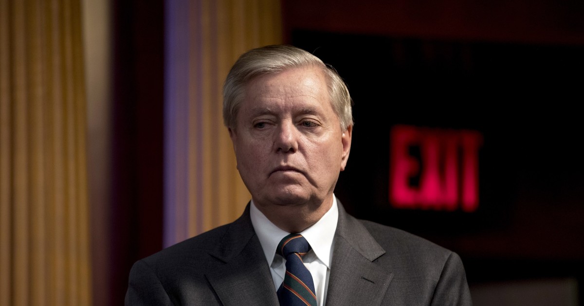 Lindsey Graham admits he urged Trump to interview with Bob Woodward