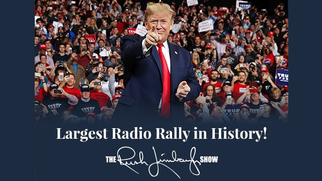 President Trump Massive Audience Radio Rally With Rush Limbaugh… | The Last Refuge