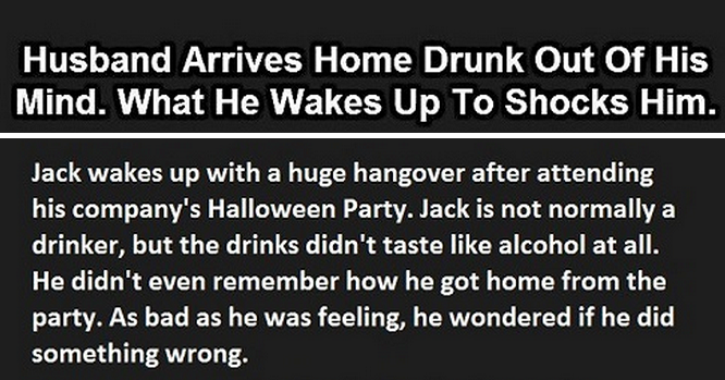 Man Comes Home Drunk Thinking His Wife Will Kill Him, But Then THIS Happened… AMAZING