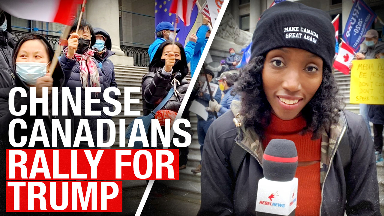 “We don't want Communism in Canada!”: Chinese-Canadians hold #MAGA rally in Vancouver - Rebel News