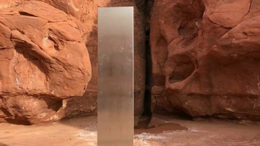 Scientists Find Mysterious Metal Monolith in Utah Desert | IE