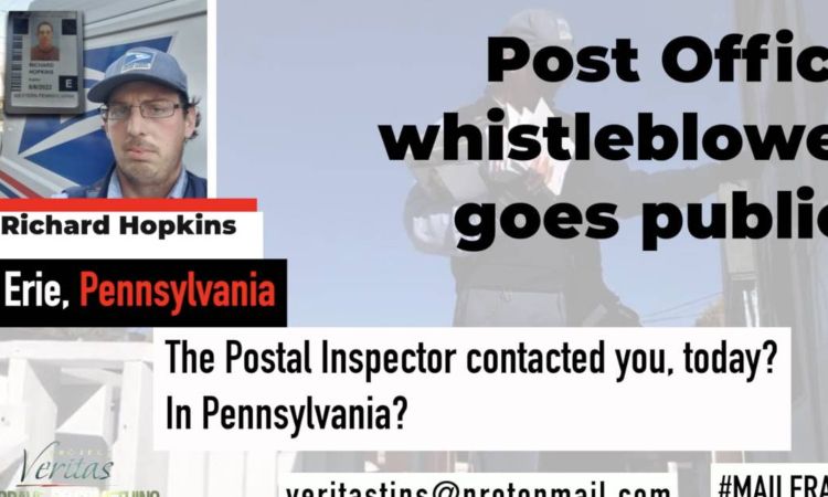 Video: USPS Worker Placed on UNPAID LEAVE For Blowing Whistle on Backdating of Ballots | Red State Nation