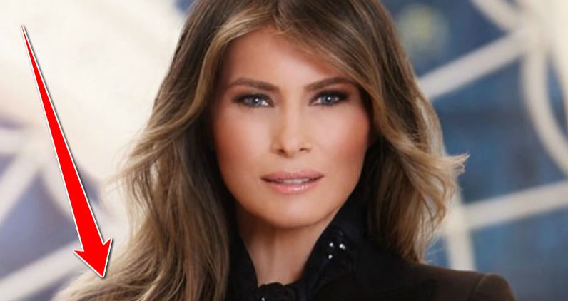 Internet EXPLODES After People See Something EPIC In Melania's Official W.H. Photo