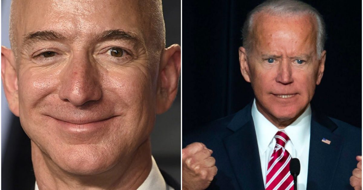 Amazon Oligarch Jeff Bezos Hails Joe Biden as Next American President - Big League Politics