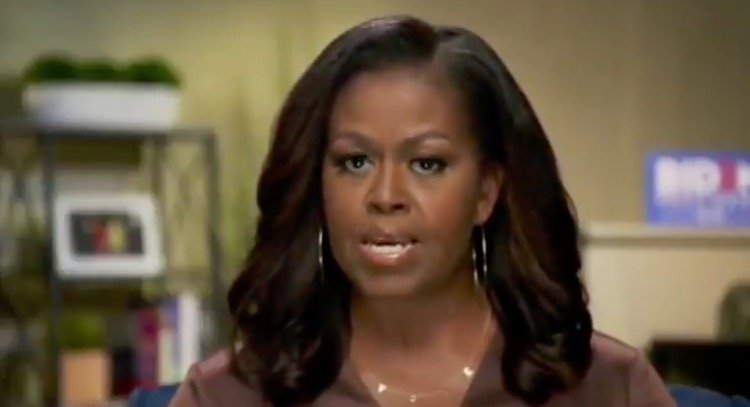 Angry Michelle Obama Trashes Trump Voters as Supporters of "Hate" and "Chaos" -- After Trump Smashes Her Hubby's Vote Haul Record