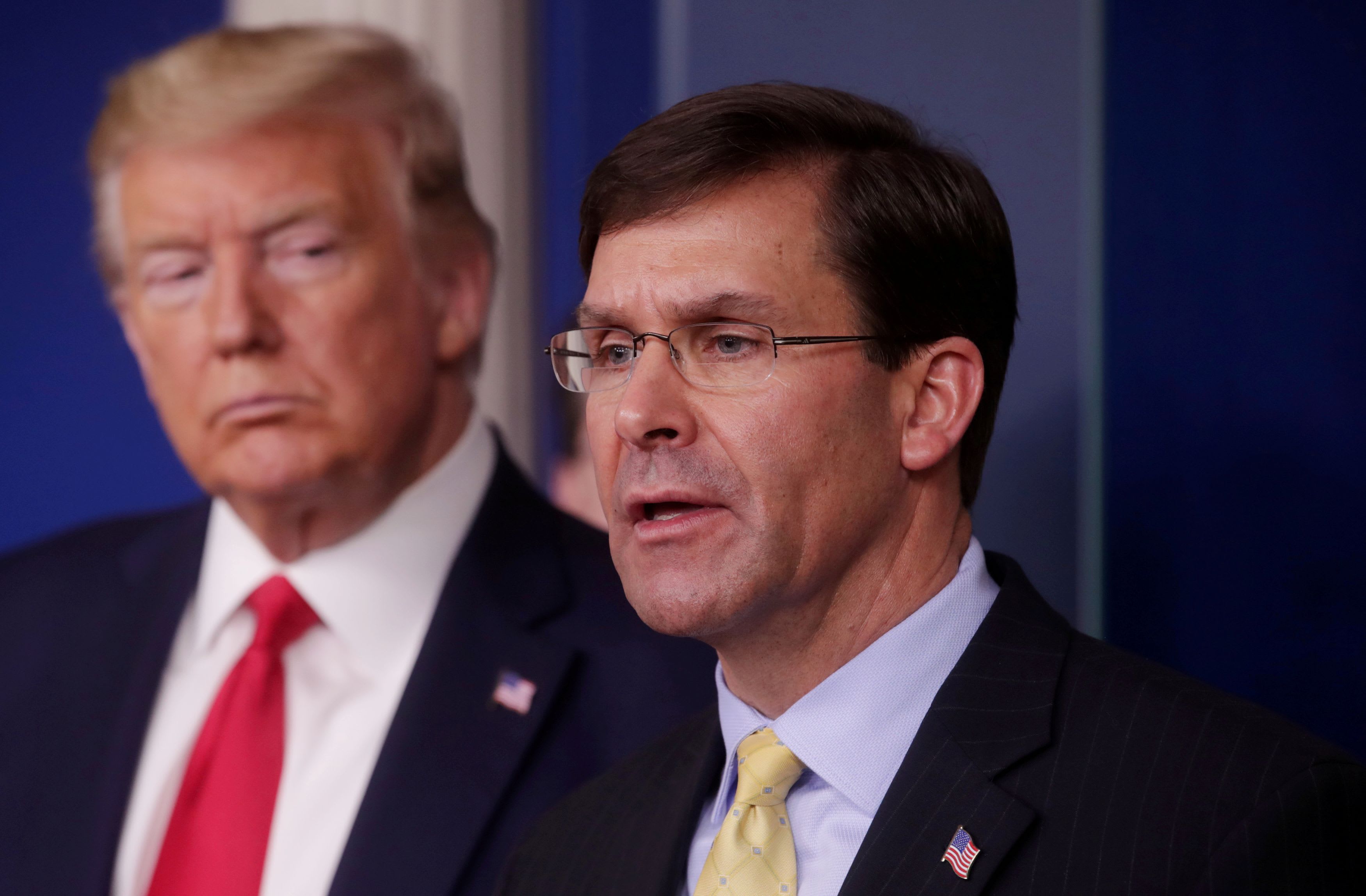 Trump says Defense Secretary Mark Esper has been 'terminated'