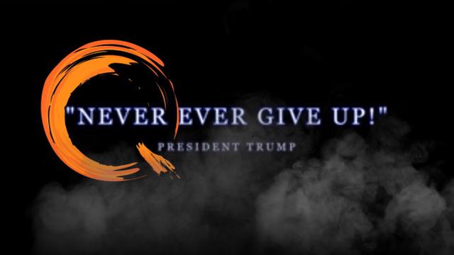 NEVER EVER GIVE UP! #TRUMP2020