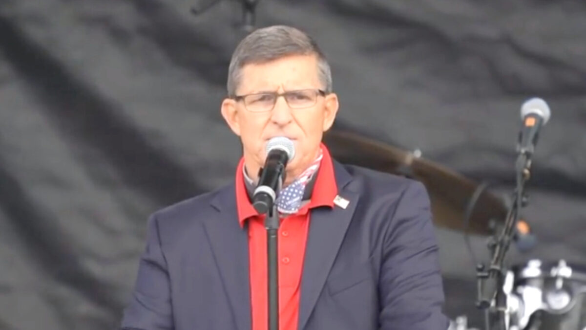 Flynn Speaks at Rally: ‘We Cannot Accept What We Are Going Through as Right’