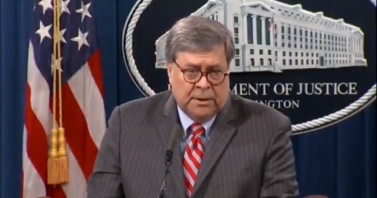 BREAKING: Attorney General Bill Barr to Step Down Just Before Christmas