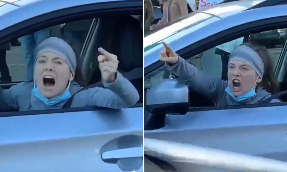 Unhinged Leftist 'Teacher' Absolutely Flips Out on Peaceful Anti-Lockdown Protesters in Oregon: 'F*** All of You!' ⋆ 10ztalk viral news aggregator