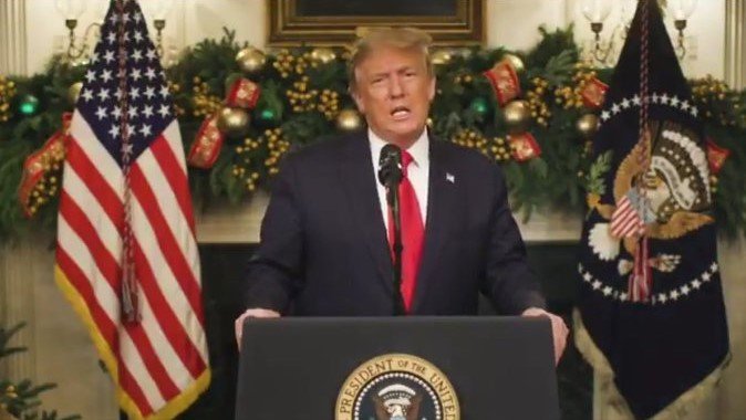 President Trump Calls on Congress to Redo COVID Relief Bill; Demands $2000 Payments to Americans