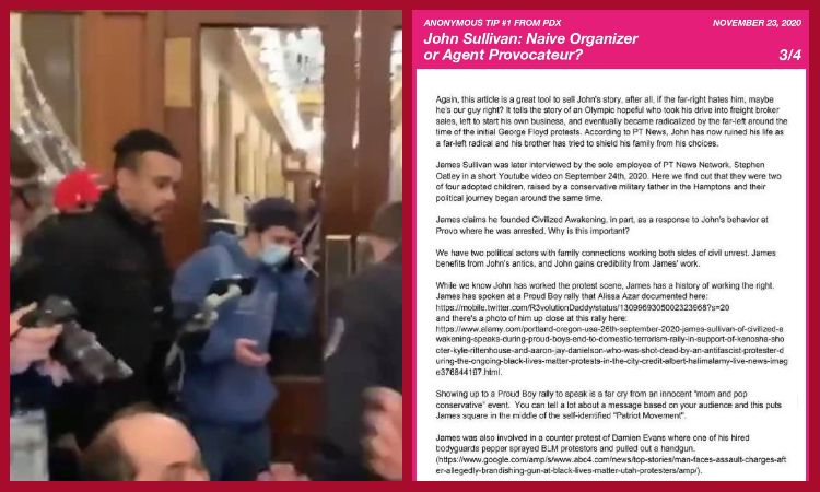 BLM Activist John Sullivan Who Stormed The US Capitol Says That The Secret Has Been In Contact With Him - Far-Left Activists Have Raised Suspicion That He Is A Federal Agent Provocateur | Red State Nation