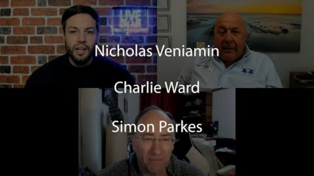 Nicholas Veniamin, Charlie Ward and Simon Parkes
