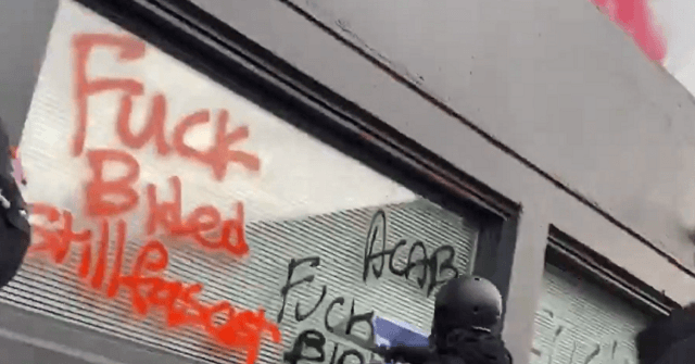 Antifa Attacks Democrat HQ in Portland -- Wants Revenge, Not Biden