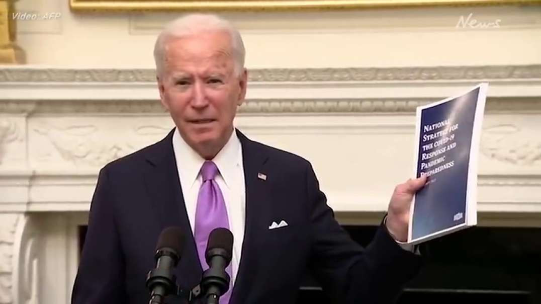 Joe Biden unveils COVID-19 national strategy to defeat a virus that does not exist depopulation
