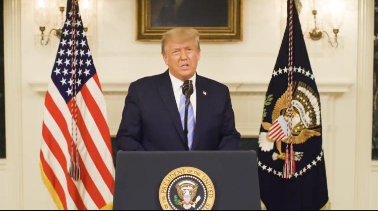 BREAKING: President Trump Releases Video Message From White House - World News