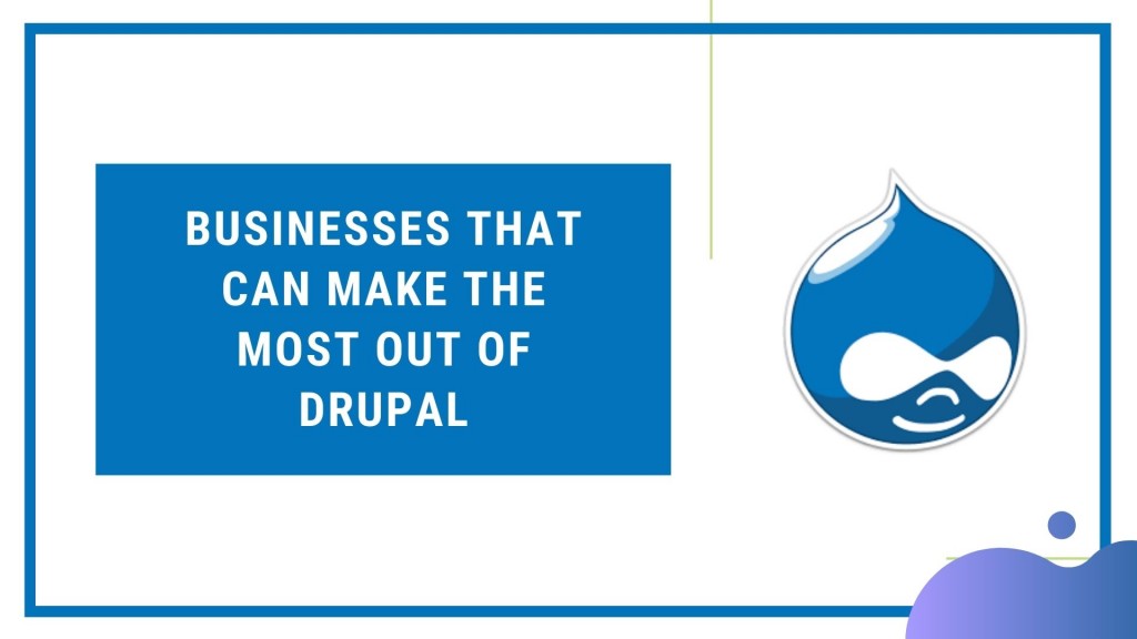 Businesses That Can Make The Most Out Of Drupal | Tech Updates