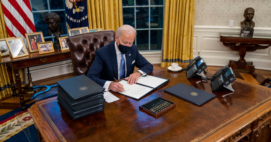 President Biden's 17 Executive Orders in Detail - The New York Times