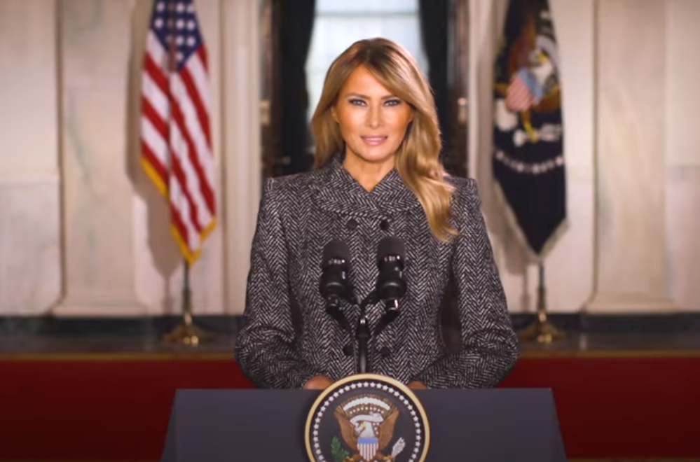 Watch: First Lady Melania Trump Issues a Goodbye Message to the American People ⋆ 10ztalk viral news aggregator