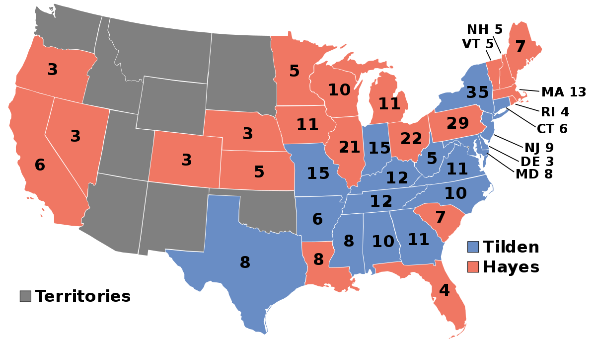 1876 United States presidential election - Wikipedia