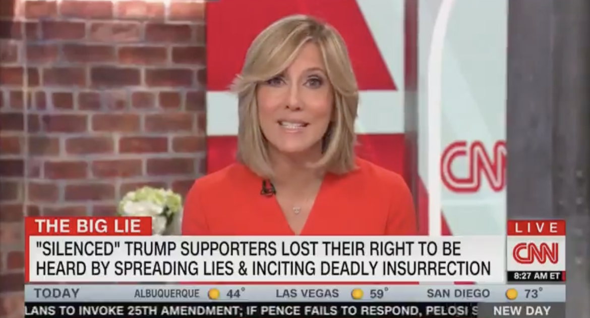 CNN Alisyn Camerota: “The problem with listening to Trump supporters today, versus four years ago, is how many of them have become delusional and untethered from reality."