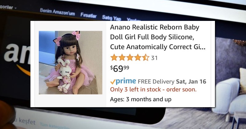 Amazon Selling “Anatomically Correct” Childrens’ Dolls Under Search Term “Full Size Sex Doll” – Summit News