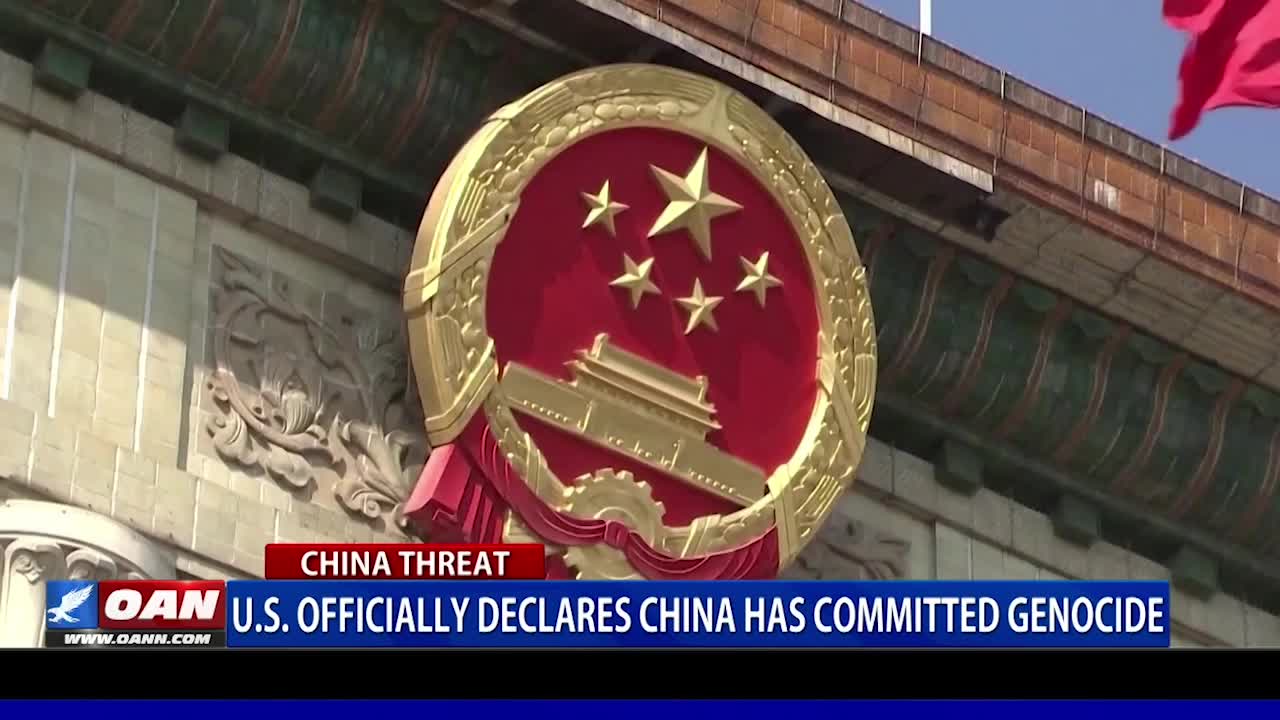 U.S. officially declares China has committed genocide