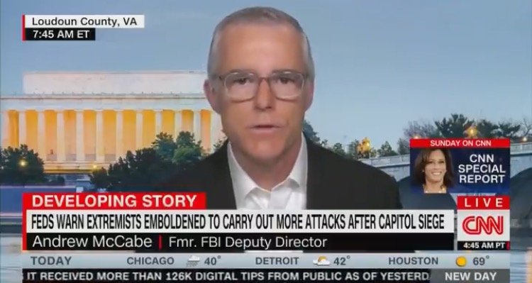 McCabe Says Trump's Message Demanding Peace and Denouncing Violence is Actually "Coded Language" and a "Dog Whistle" to His Base to Fight (VIDEO)