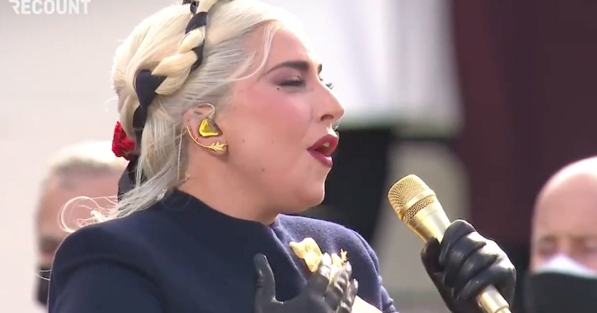 HYPOCRITE Lady Gaga Tweets About “Making peace with each other” Before Singing At Biden’s Inauguration…Only One Week Ago, She Called For Trump's Impeachment So He Can’t Run Again