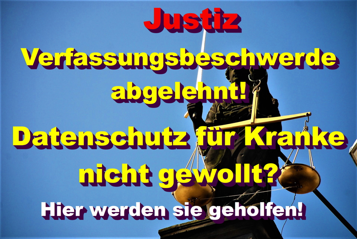 Datenschutz für Kranke nicht gewollt? Verfassungs­beschwerde zur elektronischen Patientenakte gescheitert | Pressecop24.com