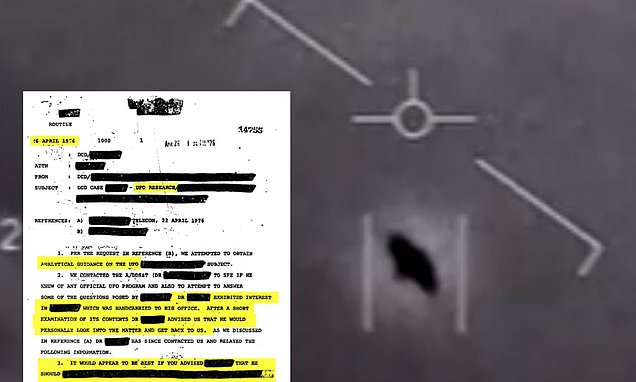 CIA declassifies more than 700 UFO documents | Daily Mail Online