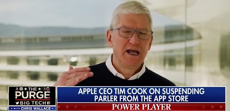 WATCH: Apple’s Tim Cook gives PURGE game away. This is how SILENCING speech is working. | News Thud
