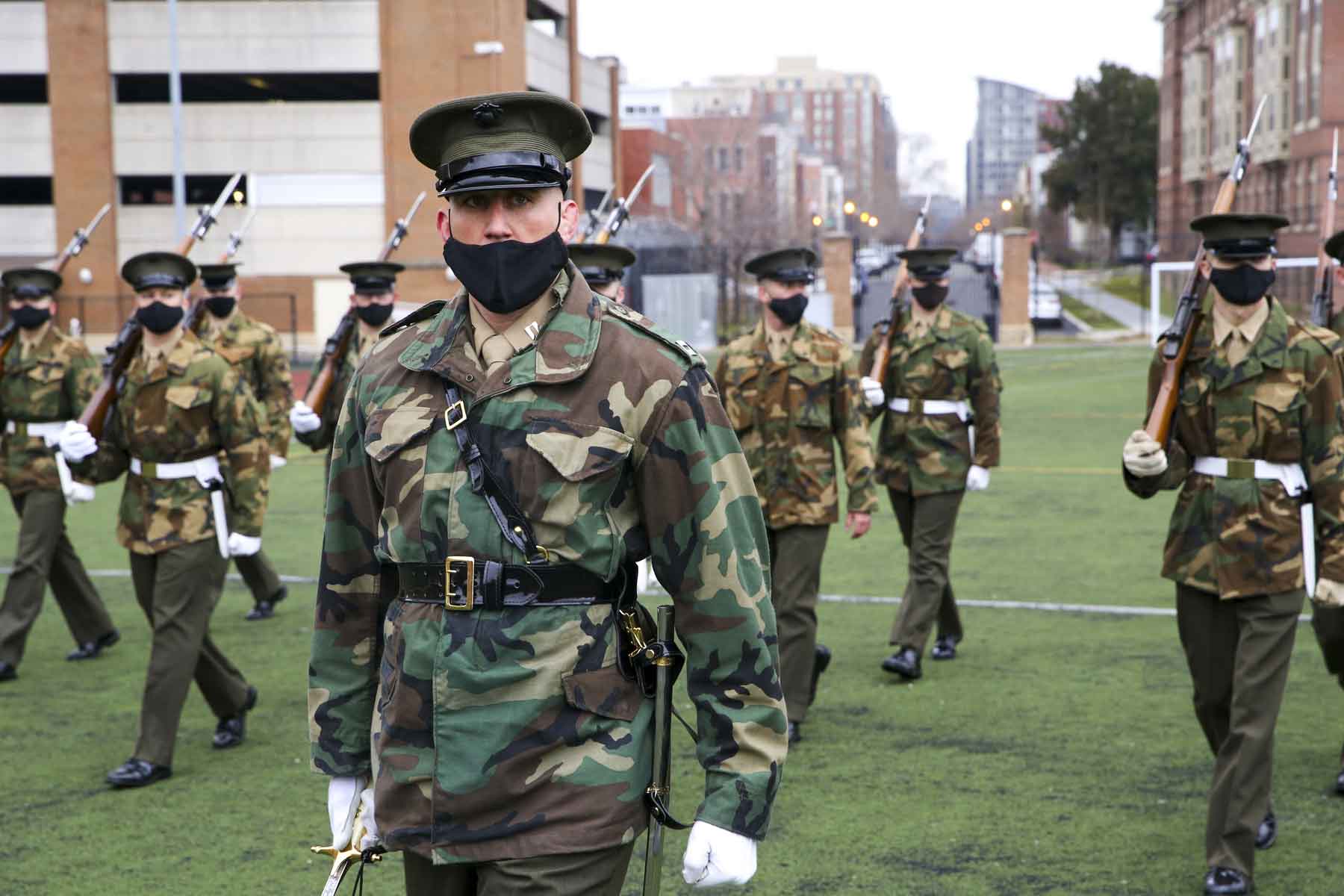 What Kind of Uniform Is That? Marines Drill for Inauguration in Unique Style | Military.com