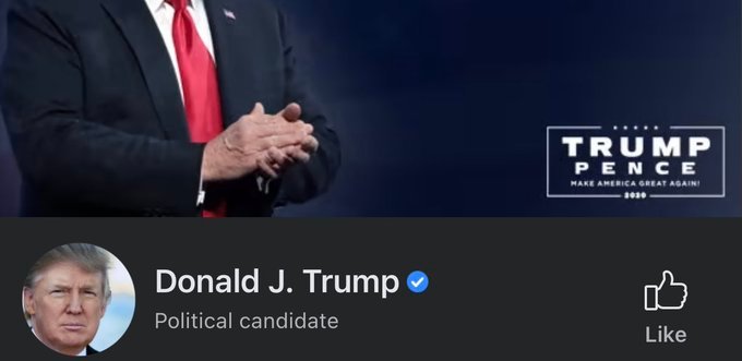 DEVILS: Facebook Restores President Trump's Page - Lists Him as "Political Candidate," not President