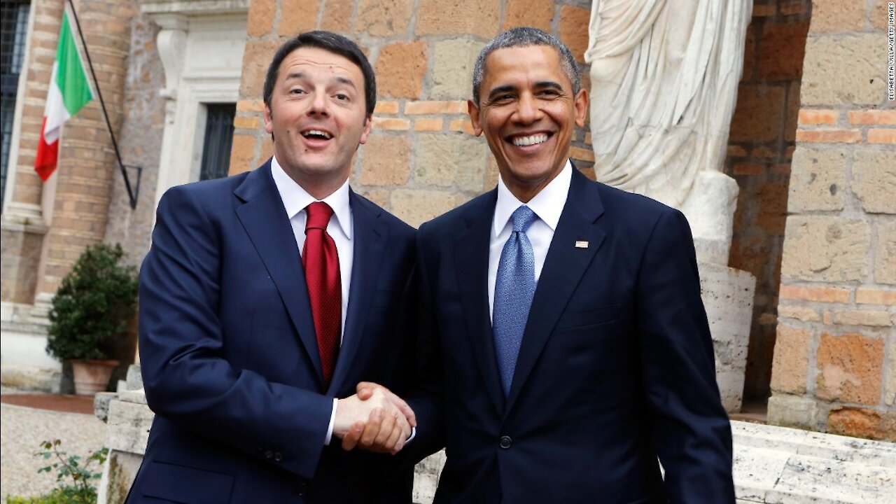 EXPLOSIVE: OBAMA AND RENZI FORMER PM OF ITALY ORCHESTRATED THE THEFT OF U.S. ELECTIONS