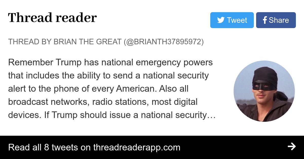Thread by @BrianTh37895972 on Thread Reader App – Thread Reader App