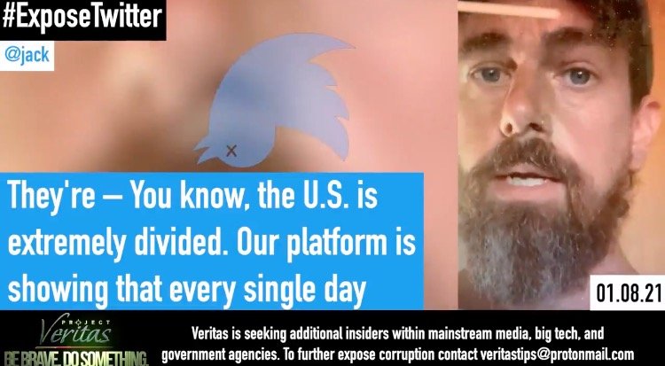 BREAKING: Project Veritas: Twitter Insider Records CEO Jack Dorsey Talking Trump and Laying Out Roadmap For Future Political Censorship