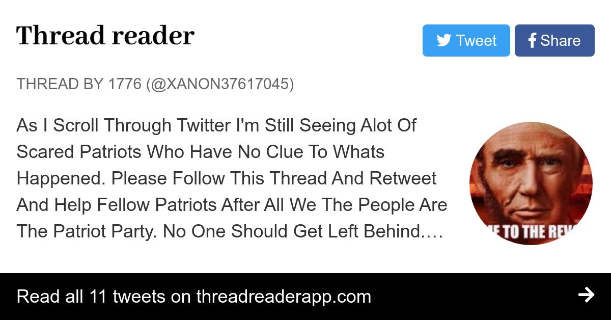Thread by @XAnon37617045 on Thread Reader App – Thread Reader App