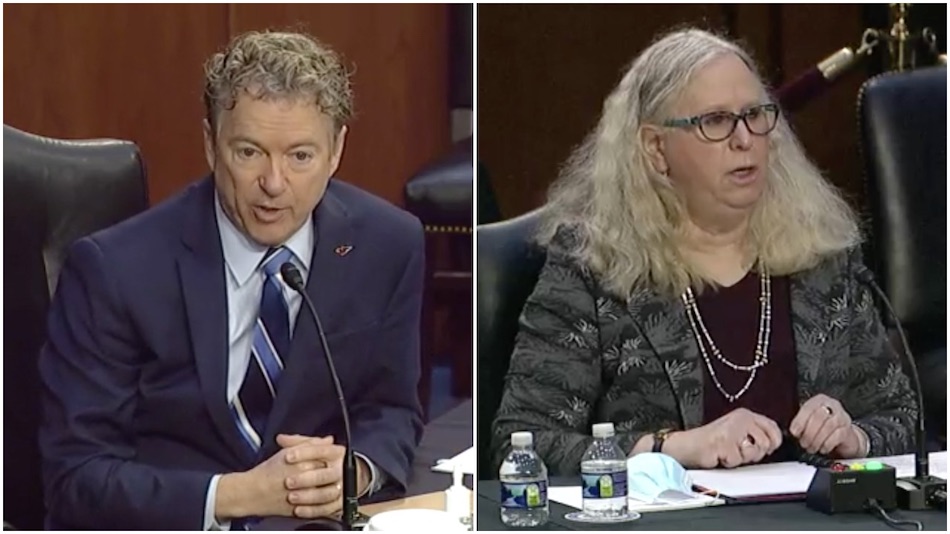 MUST WATCH: Senator Rand Paul grills HHS Nominee Rachel Levine over sex changes for kids - Breaking911