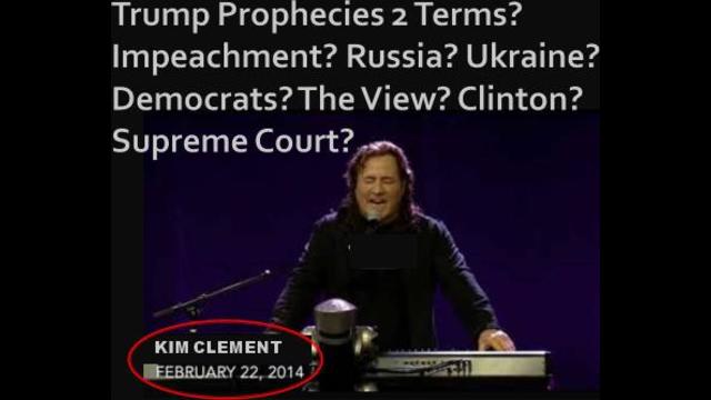 TRUMP PROPHECIES KIM CLEMENT