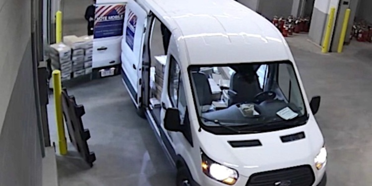 Election-night mystery: Film shows van delivering ballots after deadline