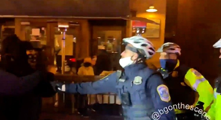 "Burn it Down!" - BLM-Antifa Terrorists March Through DC, Assault Police Officers, Harass Outdoor Diners (VIDEO)