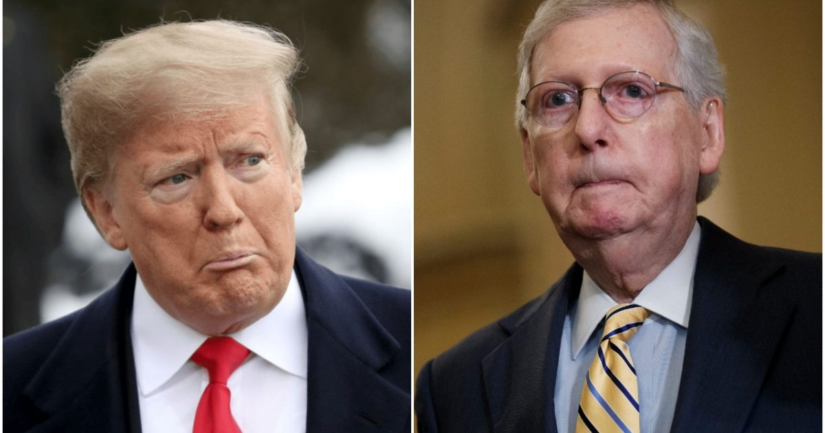 Cowardly Mitch McConnell Says Donald Trump Tricked Him Into Opposing Electoral Fraud - Big League Politics