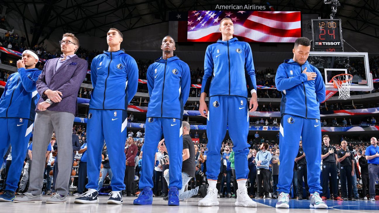 NBA issues statement saying 'all teams will play the national anthem'