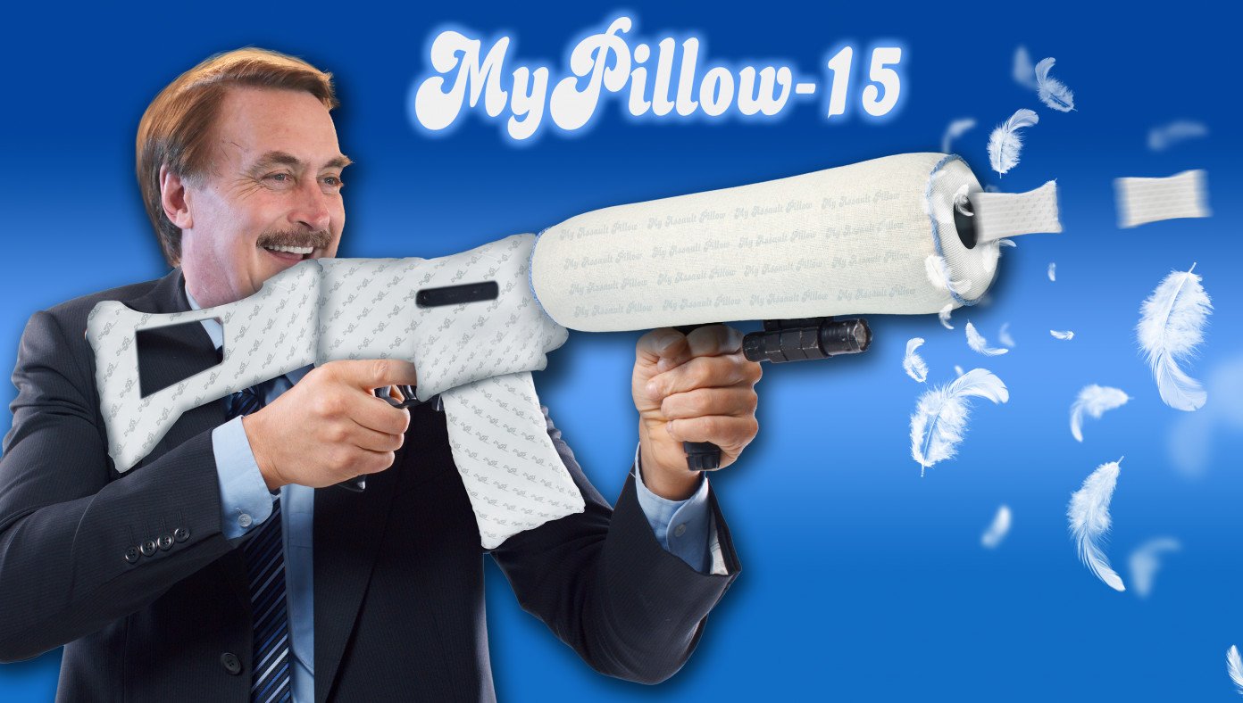 Mike Lindell Releases New High-Capacity Assault Pillow | The Babylon Bee