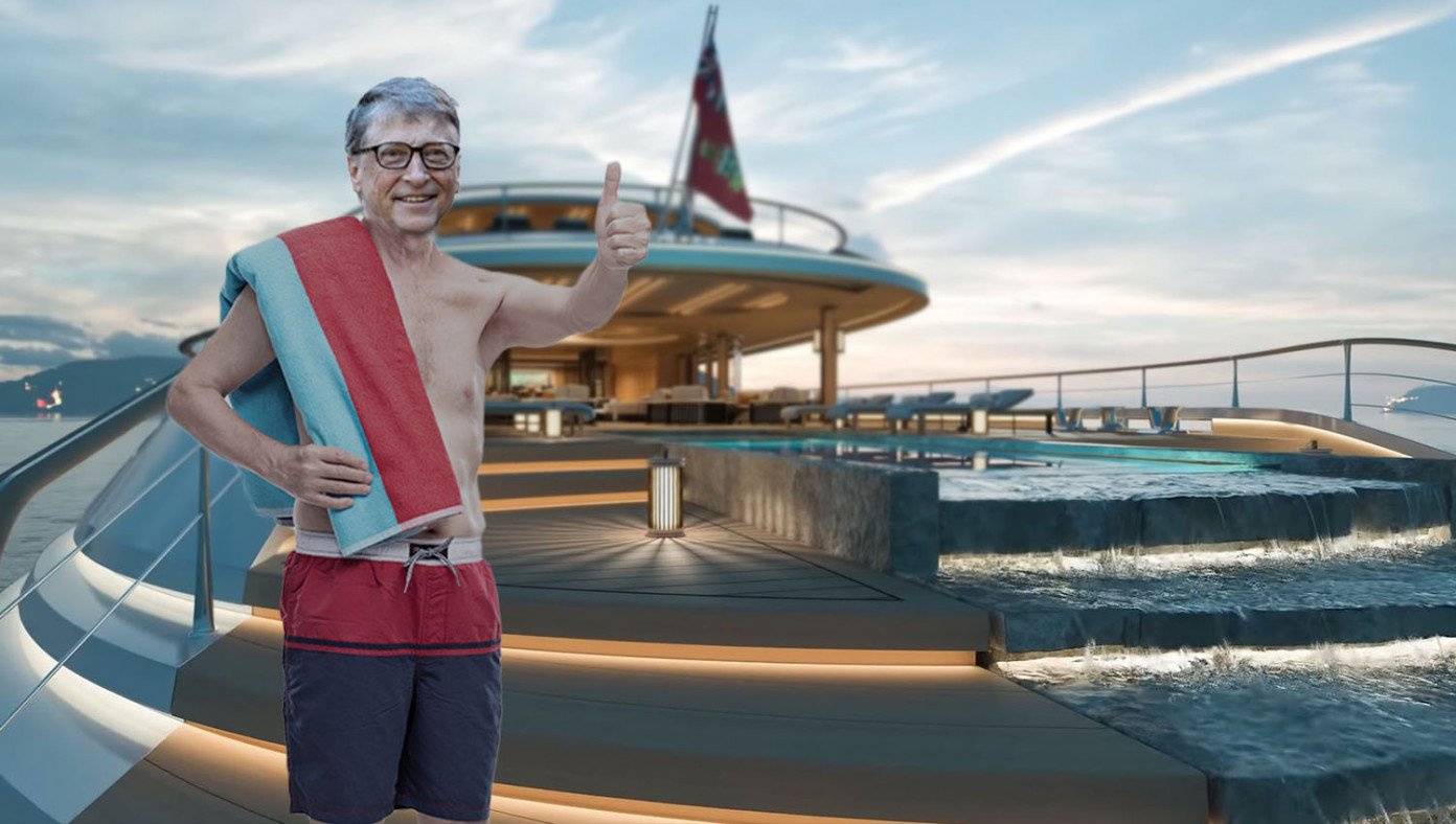 Bill Gates Warns Of The Sacrifices We’ll Have To Make In Stirring Speech Given From His 650 Million Dollar Super Yacht | The Babylon Bee